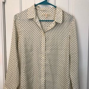 Polka dot blouse